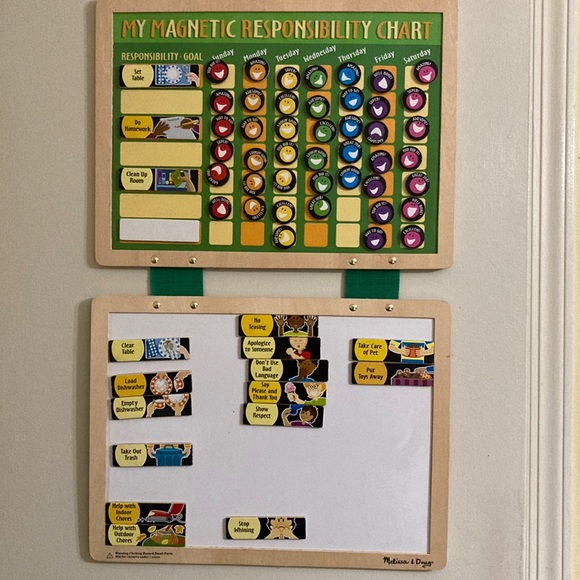 Melissa & Doug My Magnetic Responsibility Chart - Picture 2 of 13